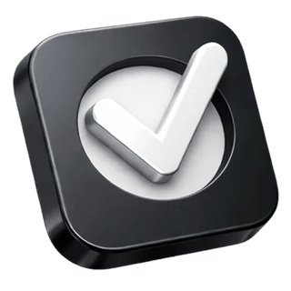 Approval checkmark icon in 3D style on the True Equitondance about page