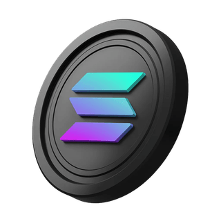 SOL coin from Solana placed alongside the hero banner section